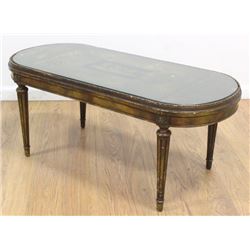 Paint-Decorated Neoclassic Style Coffee Table