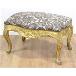 Gilded Window Bench