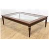 Image 1 : Neoclassic Style Mahogany Coffee Table
