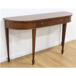 Adams Style Inlaid Mahogany Console