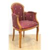 Image 1 : Neoclassic Style Fruitwood Club Chair