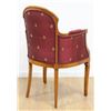Image 2 : Neoclassic Style Fruitwood Club Chair