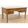 Image 1 : Walnut Louis XVI Style Partner's Desk