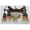 Image 2 : Art Deco 6-Light Chandelier