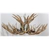 Image 2 : 10-Light Deer Horn Chandelier
