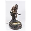 Image 1 : Art Deco Style Nude Bronze Lamp