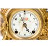 Image 2 : French Style Gilt Metal Figural Clock