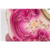Image 3 : Red Floral Ceramic "Ossipee" Mantel Clock