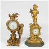 Image 1 : 2 Gilt Metal Figural Clocks