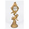 Image 2 : Lot 5 Metal Clocks-3 with Cherubs