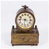 Image 5 : Lot 5 Metal Clocks-3 with Cherubs