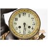 Image 3 : Gilt Metal, Bronze, & Marble Figural Mantel Clock