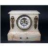 Image 1 : French Alabaster Mantel Clock