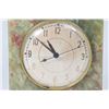 Image 2 : Art Deco Green Onyx Electric Mantel Clock
