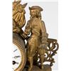 Image 3 : Gilt Metal Figural Mantel Clock