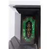 Image 3 : Marble & Malachite Open Escapement Mantel Clock