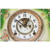 Image 2 : Unmarked Royal Bonn Ansonia Porcelain Mantel Clock