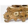 Image 4 : French Gilt Metal & Onyx Figural Mantel Clock