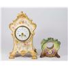 Image 1 : French Ceramic Mantel Clock & Royal Bonn Case