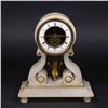 Image 1 : Alabaster 19th Century Mantel Clock