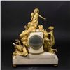 Image 8 : 3-Piece Gilt Bronze & Marble French Clock Set