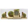 Image 1 : :3-Piece French Art Deco Clock Set