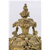 Image 3 : 3-Piece Bronze & Marble Tiffany Clock Set
