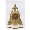Image 6 : 3-Piece Bronze & Marble Tiffany Clock Set