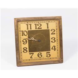 Bronze & Enamel 8-Day Table Clock