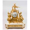 Image 1 : Dore Bronze Figural Louis XVI Style Figural Clock