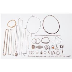Group Lot Sterling Silver Jewelry
