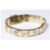 Image 1 : 18K Gold 2-Tone Gold Ladies Bracelet