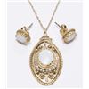Image 1 : :3-Piece 14K Gold & Opal Set