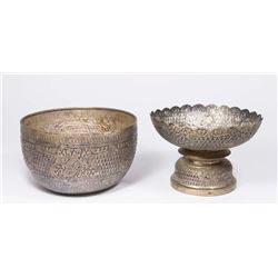 2 Persian Silver Hallmarked Bowls