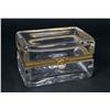 Image 2 : 2 Gilt Metal & Glass Caskets