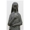 Image 2 : :Standing Bronze Sculpture of Woman in Robes
