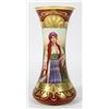 Image 1 : 19th C. Dresden Handpainted Porcelain Vase