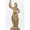 Image 2 : 2 Figural Bronze Candlesticks