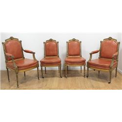 Set 4 French Louis XVI Style Chairs