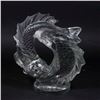 Lalique Double Koi Fish Art Glass Sculpture