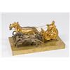Image 1 : Russian Gilt Bronze Troika