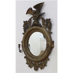 Giltwood & Gesso Bullseye Mirror