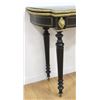 Image 4 : Bronze-Mounted & Black Lacquered Flip Top Table