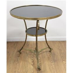 Bronze & Granite Top Gueridon