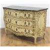 Image 1 : Venetian Paint-Decorated Marble Top Commode