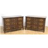 Image 1 : Pair French Provincial Style 5-Drawer Commodes