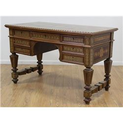 Syrian Inlaid Mother of Pearl Executive Desk