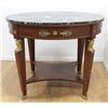 Image 1 : Empire Style Marble Top Figural Center Table