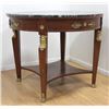 Image 2 : Empire Style Marble Top Figural Center Table