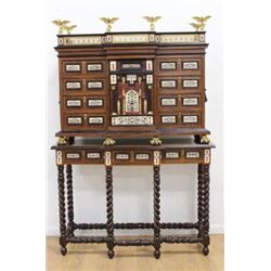 :Spanish Baroque Style Chest on Stand